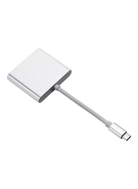 Usb C To Hdmi 4K Adapter Hub Cable Type C Usb 3.0 Converter For Macbook Chromebook Samsung S8 5Gbps White