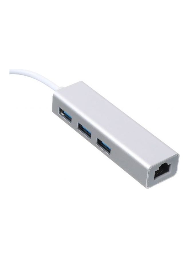 كيندكس محول Usb Type-C إلى جيجابت إيثرنت بـ 3 منافذ طراز 1671 - Image 2