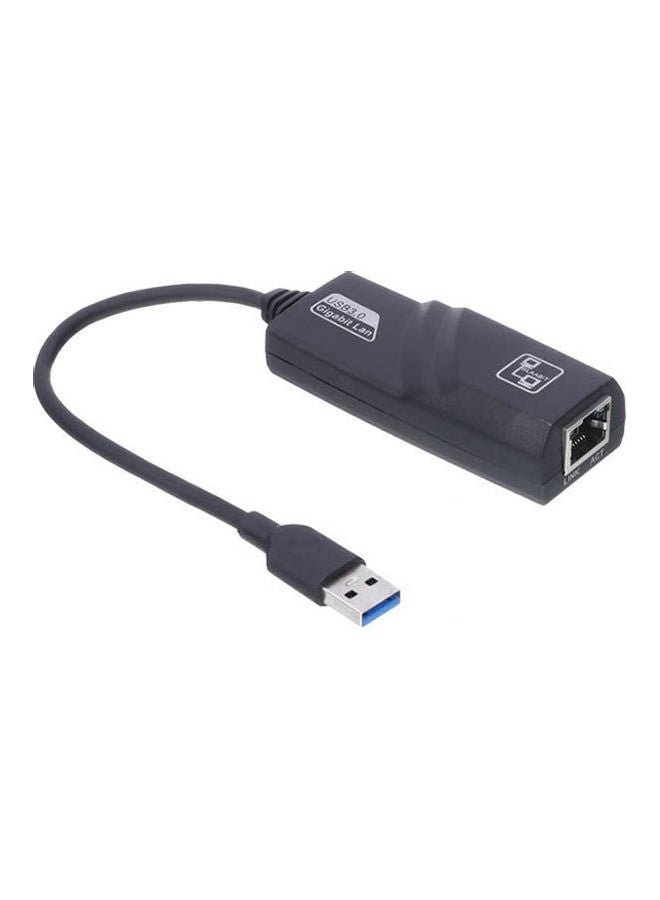 كيندكس محول جيجابت LAN Usb 3.0 إلى إيثرنت طراز 1678 أسود - Image 1