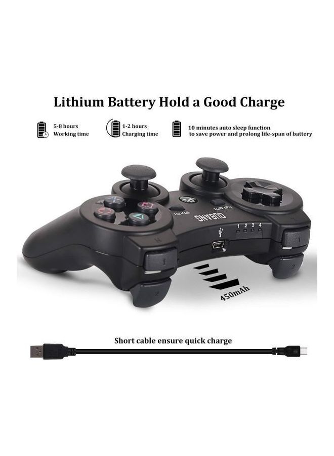 Generic - Wireless Controller P3 Gaming Joystick Remote Bluetooth Sixaxis Control Gamepad Heavy-Duty Game Accessories For PlayStation 3 (Usb Rechargeable) - Image 1