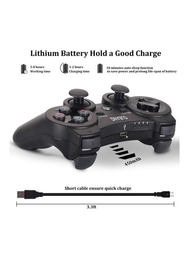 P3 Controller Wireless Gaming Joystick, Remote Bluetooth Sixaxis Control Gamepad Heavy-Duty Game Accessories For PlayStation 3  - Image 2