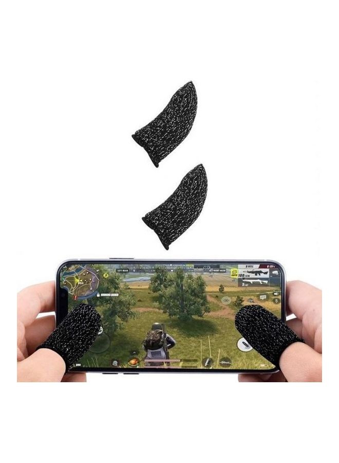 Generic - Mobile Game Controller Finger Sleeve Sets, Anti-Sweat Breathable Full Touch Screen Sensitive Shoot Aim Joysticks Finger Set For Pubg/Knives Out/Rules Of Survival-( 4 Pcs )-Multicolor - Image 1