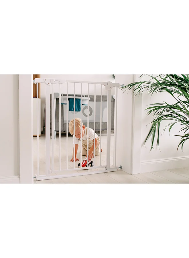 lionelo Truus Slim Baby Safety Gate - Grey