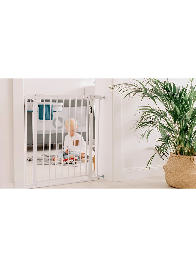 lionelo Truus Slim Led Baby Safety Gate - Grey