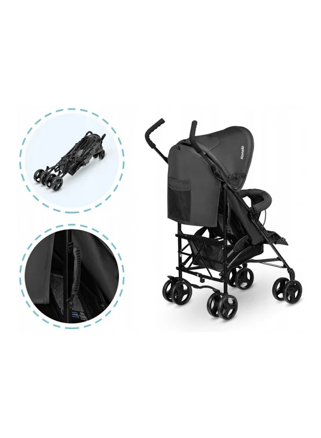 lionelo Elia Baby Stroller  - Graphite Grey
