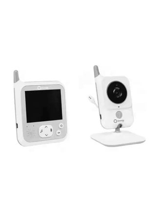 2-Piece Babyline 5.1 Video Baby Monitor - White - v1614523167/N44459362A_1