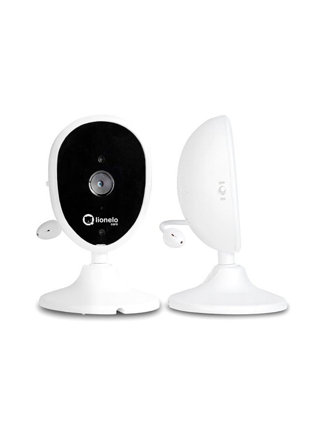 lionelo 2-Piece Babyline 8.1 Video Baby Monitor - White  - Image 2