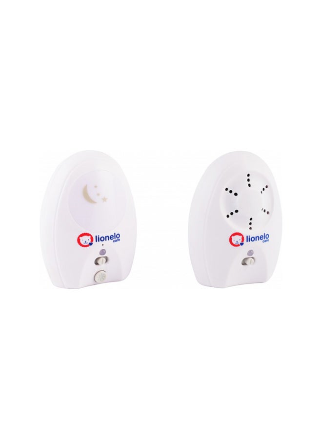 lionelo 2-Piece Babyline 2.1 Audio Baby Monitor - White - Image 1