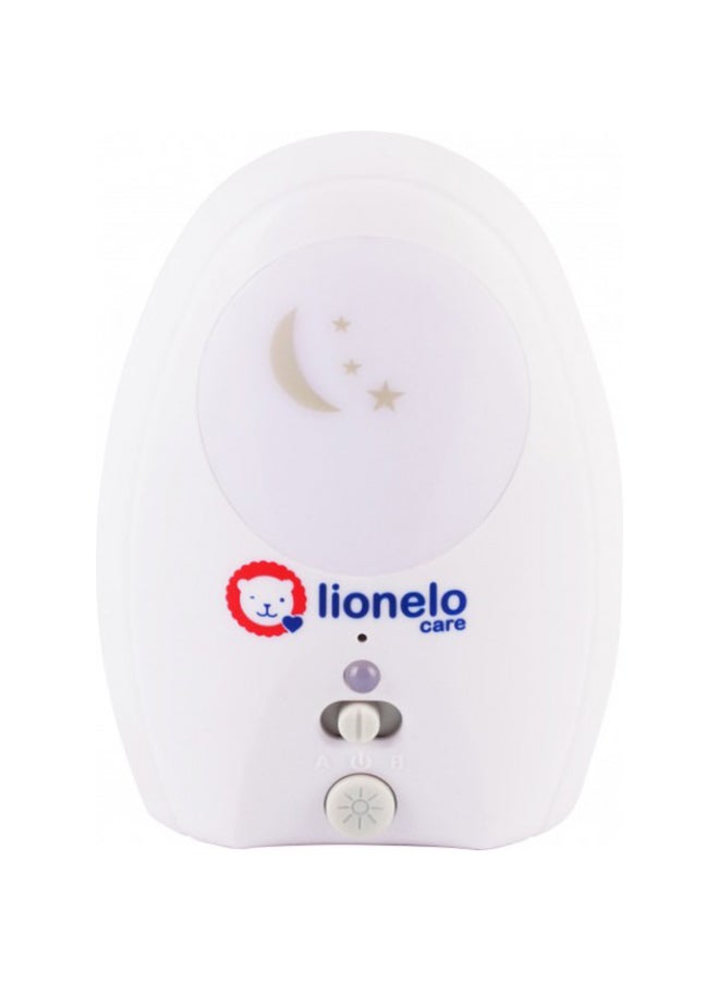 lionelo 2-Piece Babyline 2.1 Audio Baby Monitor - White - Image 3