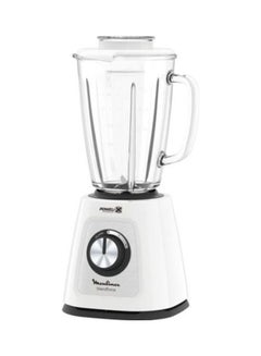 Moulinex Blender 700 Watts 1.75 Liter Electric 1.75 L 700.0 W lm438125-white White 