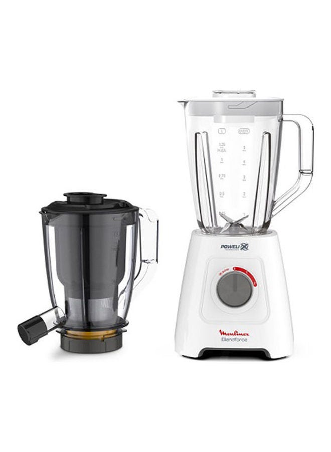 مولينكس - خلاط كهربائي بقدرة 600 وات سعة 1.25 لتر 1.25 L 600.0 W LM42Q110 أبيض - Image 1