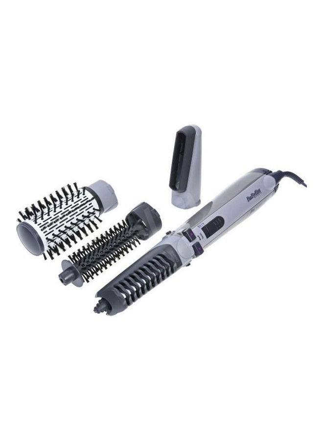 babyliss Hair Styler Rotating Brush With 4 Attachments Hair Care Silver  - Image 1