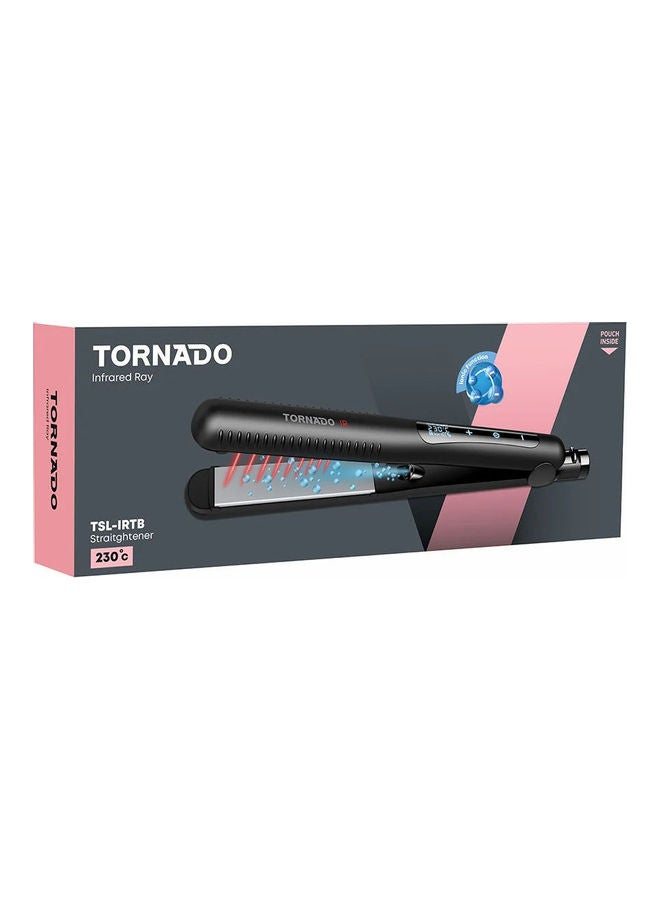 Infrared Hair Iron With Titanium Tourmaline Hair Care Black