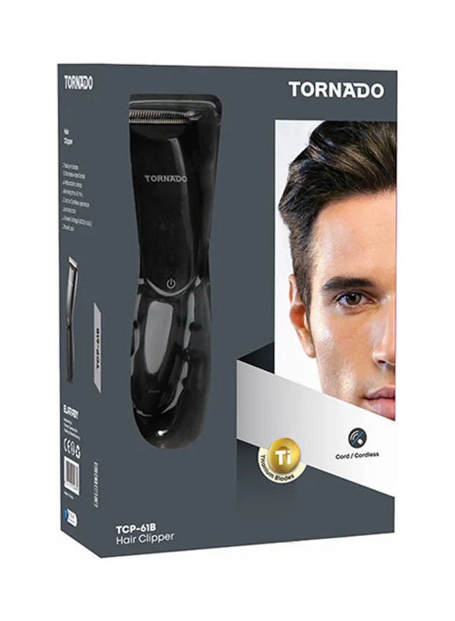 TORNADO - Hair Trimmer TCP-61B With Led Indicator Black - Image 1