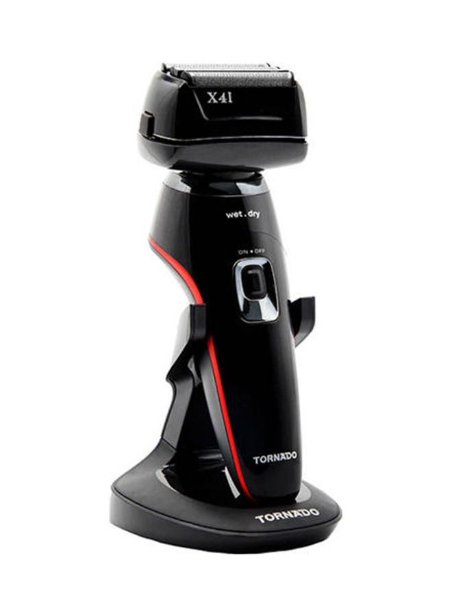 TORNADO Shaver THP-42B With Flexible, Waterproof, 4-Blade Black - Image 1