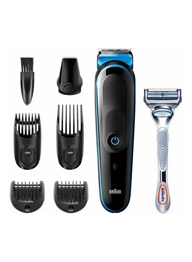 BRAUN All In One Hair Trimmer Personal Care MGK3242 Black/Blue  - Image 2