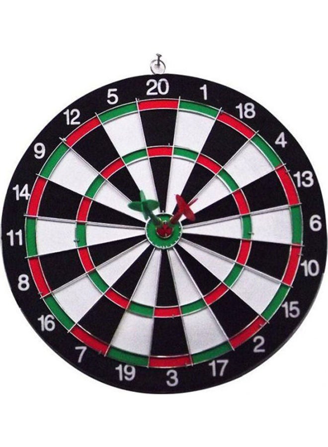 Generic Double Sided Hanging Board With Darts 30Cm