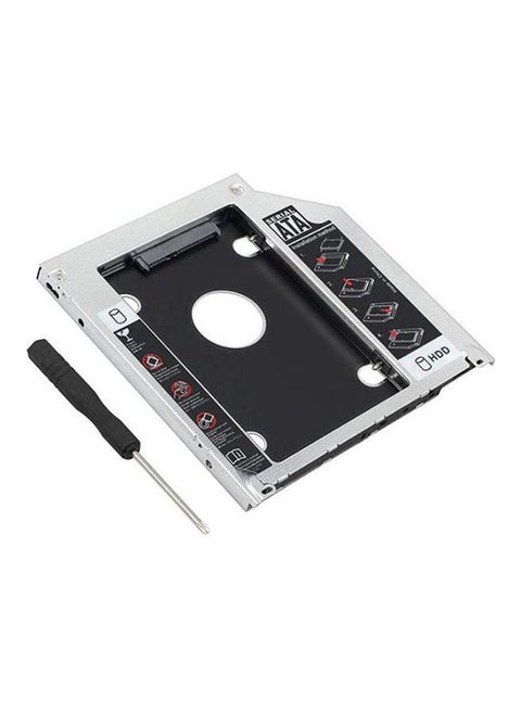 9.5mm Hard Drive Caddy Tray SaTa Hard Disk Drive Caddy SSD HDD CD/DVD-ROM Drive Slot Black/Multicolour