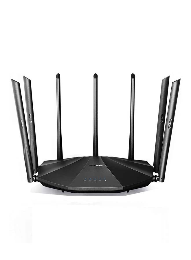 Tenda AC23 AC2100 Smart Dual Band Gigabit WiFi Router Black  - Image 1