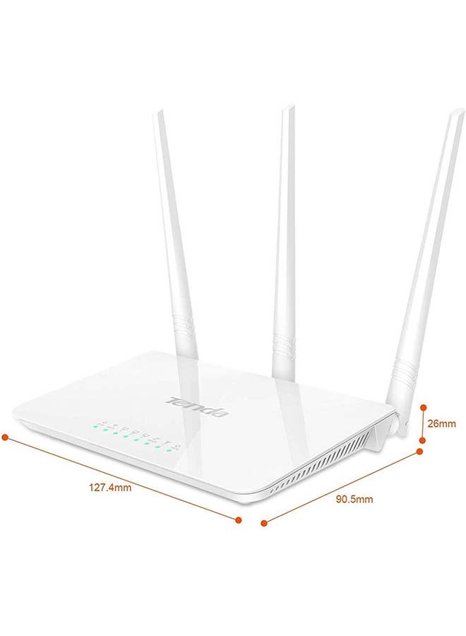 Tenda - 300Mbps Wi-Fi Router (Not A Modem) White - Image 1