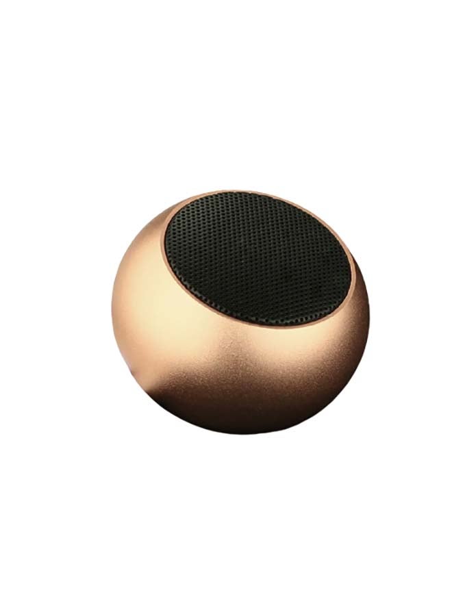 Mini Wireless Portable Bluetooth 4.2 With TWS Function Gold - Image 1