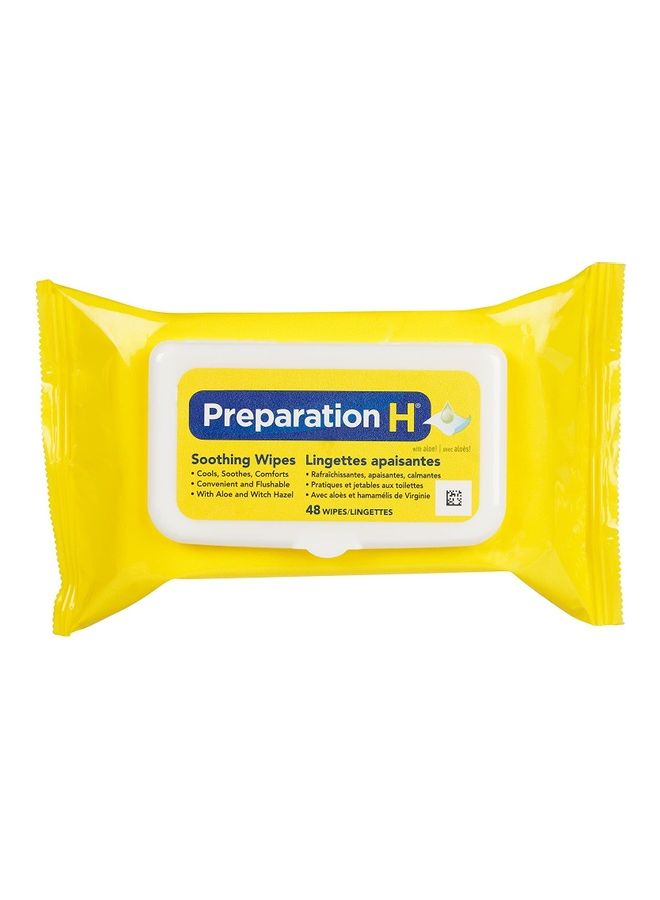 Preparation H 48-Piece Soothing Wipes  - Image 1