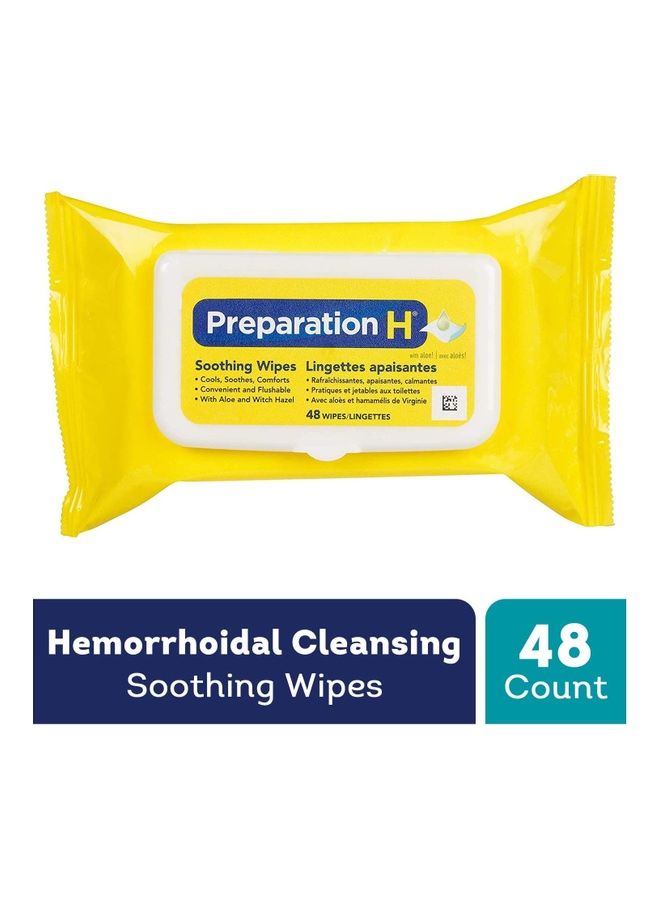 Preparation H 48-Piece Soothing Wipes  - Image 2