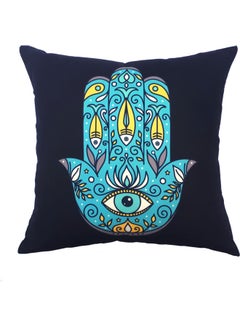 Alwan Hamsa Design Cushion Cover Multicolour 40x40cm  - Image 1