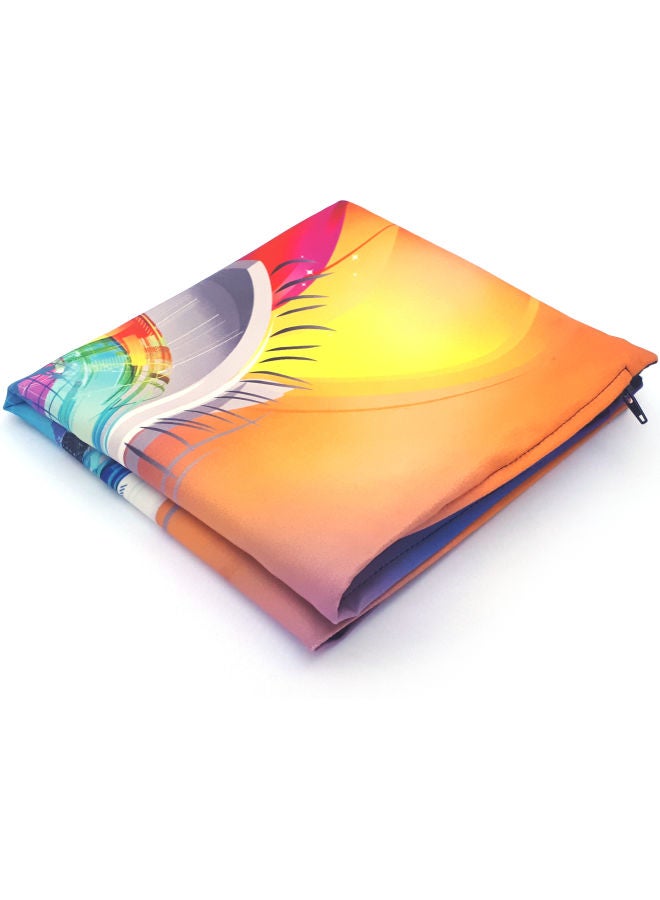 ألوان غطاء وسادة بديكور رسمة العيون متعدد الألوان 40x40سم - Image 3