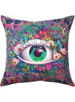 Alwan Eye Collection Decorative Cushion Cover Multicolour 40x40cm  - Image 1