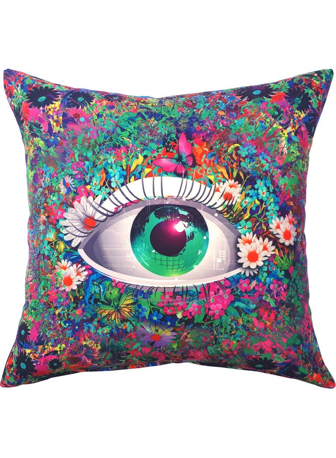 Alwan Eye Collection Decorative Cushion Cover Multicolour 40x40cm - Image 1