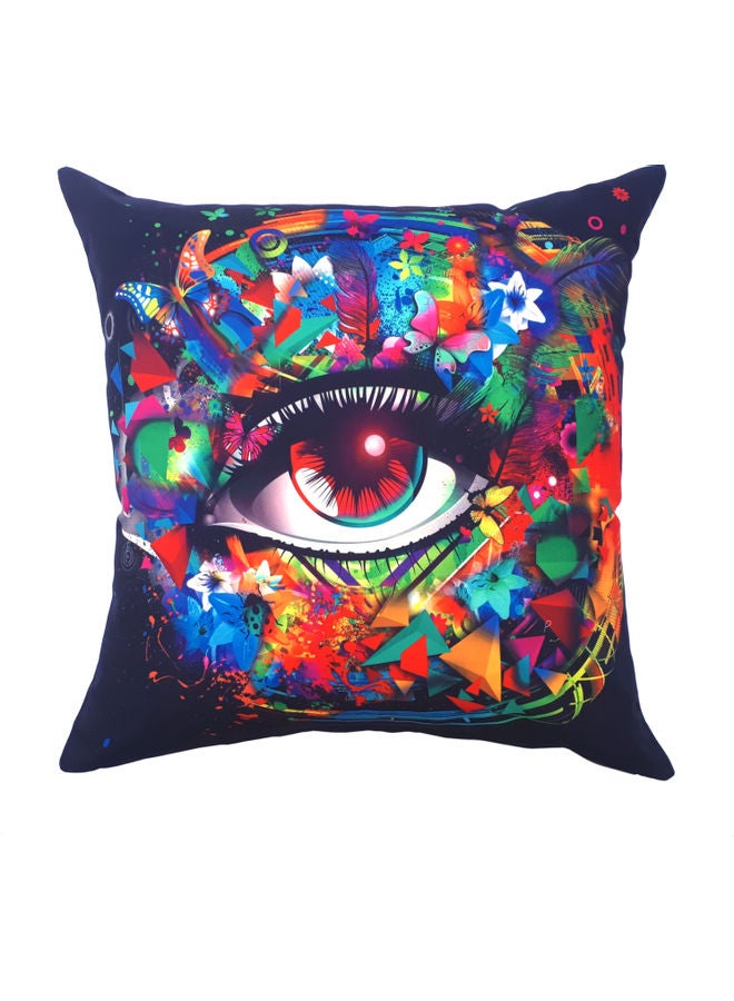 Alwan Eye Collection Decorative Cushion Cover Multicolour 40x40cm - Image 1