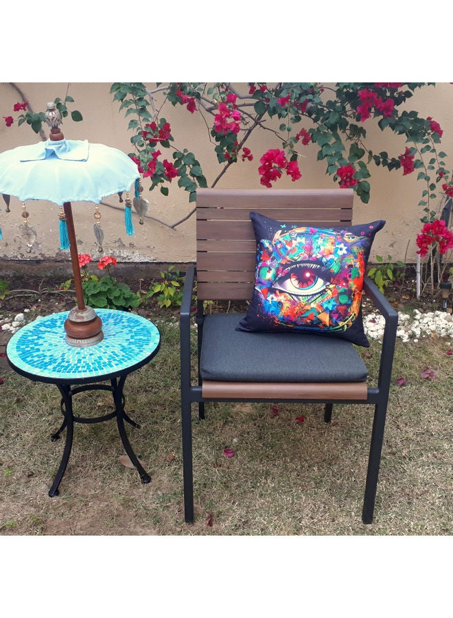 Alwan Eye Collection Decorative Cushion Cover Multicolour 40x40cm - Image 4