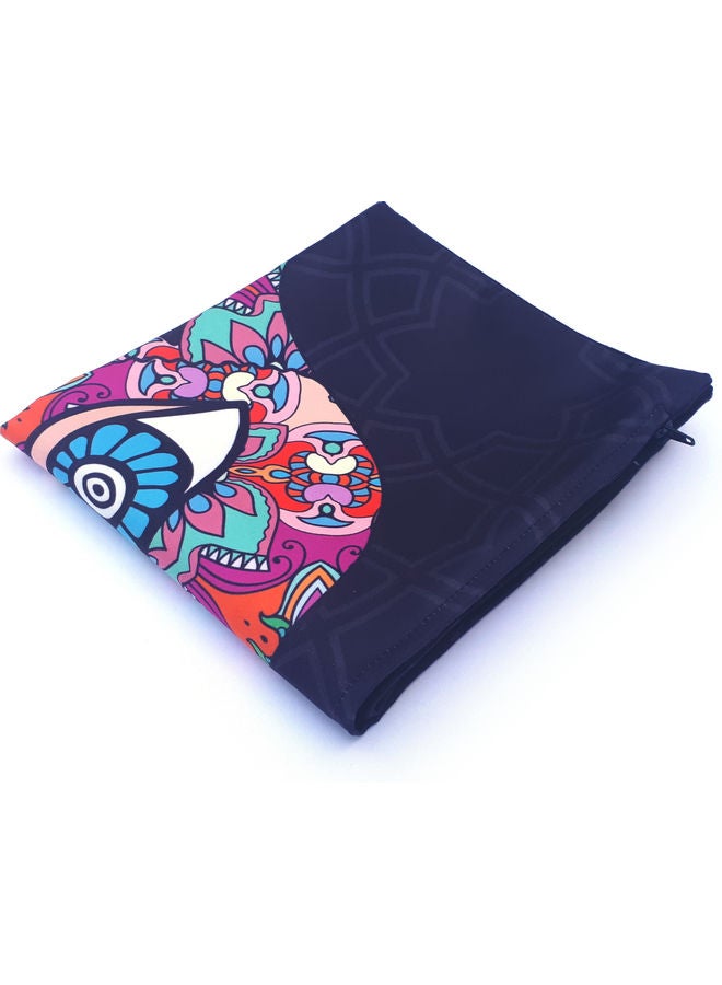 Alwan Hamsa Design Cushion Cover Multicolour 40x40cm - Image 3