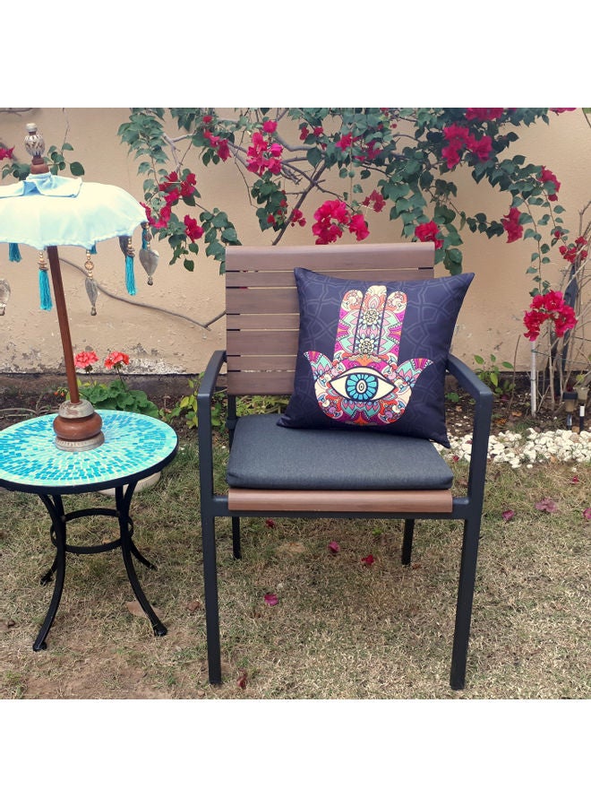 Alwan Hamsa Design Cushion Cover Multicolour 40x40cm - Image 4