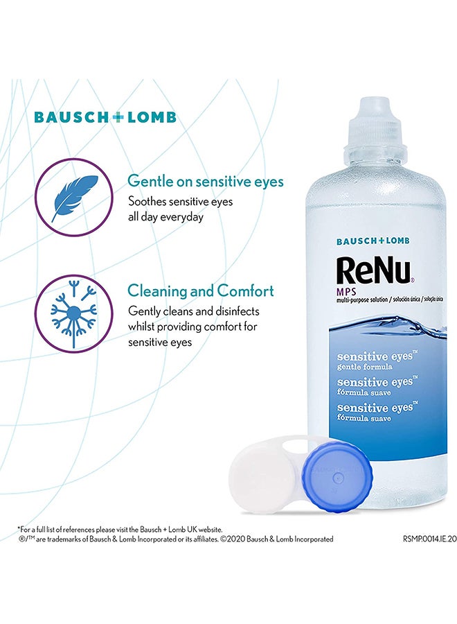 Bausch + Lomb - Renu Multiplus Contact Lens Solution Clear 240ml - Image 1