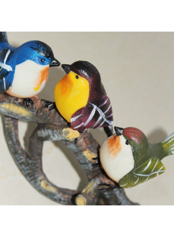 تمثال لطائر من السيراميك متعدد الألوان 22x13x5سم - Image 2