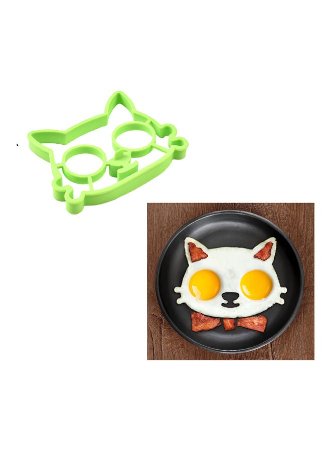 Generic - Cat Shaped Egg Mould Green - Image 1