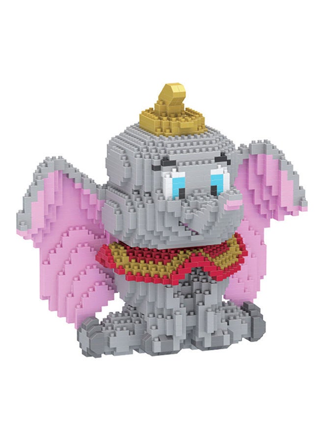 HUIMEI 1500-Piece Dumbo Micro Brick Construction Series 18.4 X 13.6 X 15cm  - Image 1