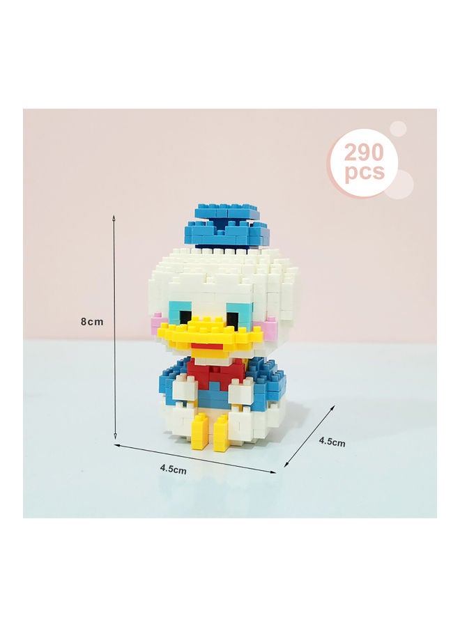 هاويماي مجموعة مكعبات بناء صغيرة على شكل "Old Duck Micro" مكونة من 290 قطعة 4.5 X 4.5 X 8سم  - Image 3