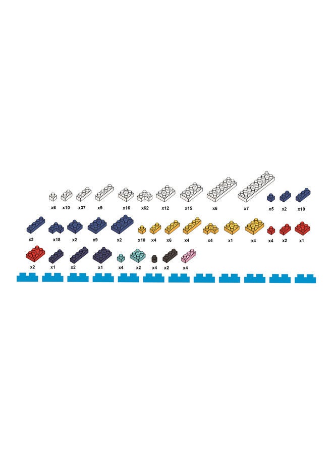 290-Piece Little Old Duck Micro Block Construction Series 4.5 X 4.5 X 8cm