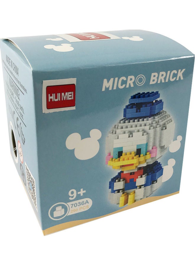 290-Piece Little Old Duck Micro Block Construction Series 4.5 X 4.5 X 8cm