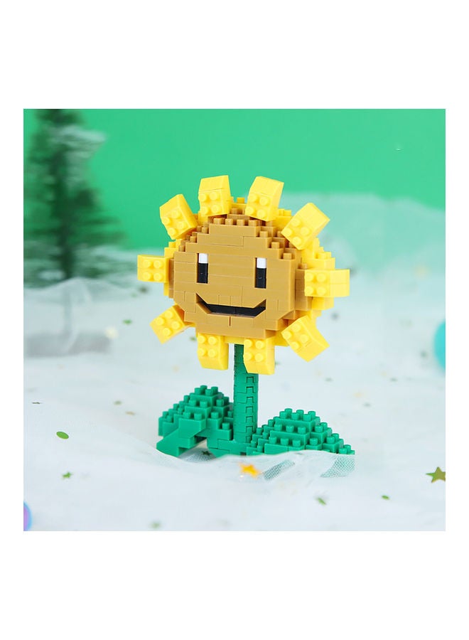 HUIMEI 250-Piece Sunflower Micro Brick Construction Series  - Image 3