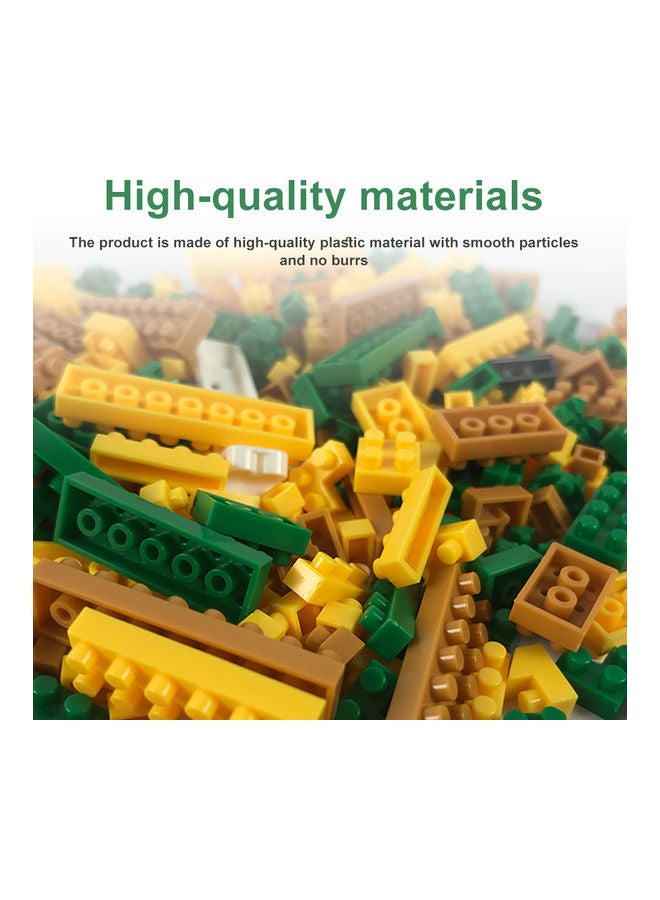 HUIMEI 250-Piece Sunflower Micro Brick Construction Series  - Image 4