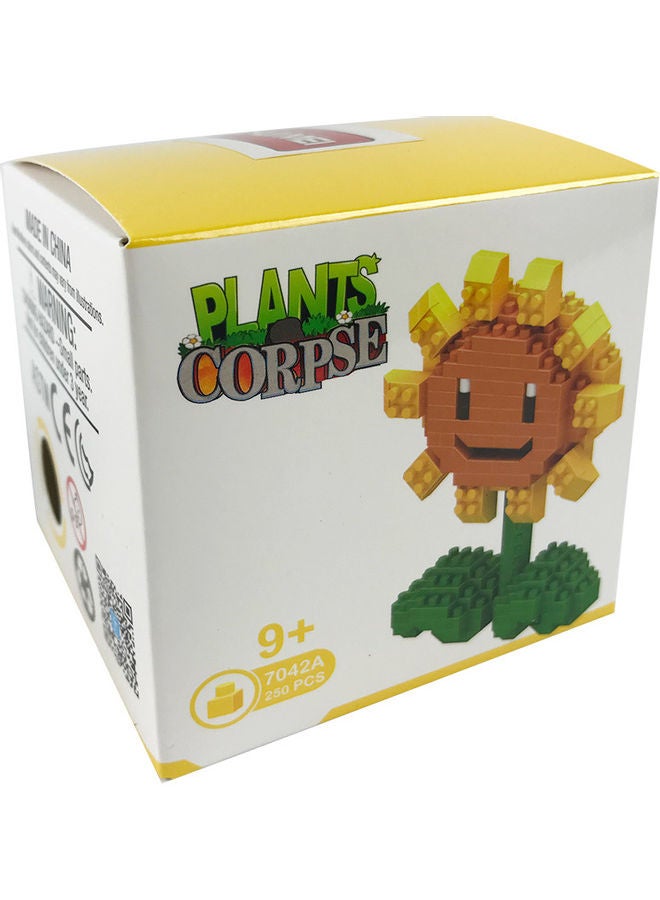 250-Piece Sunflower Micro Brick Construction Series