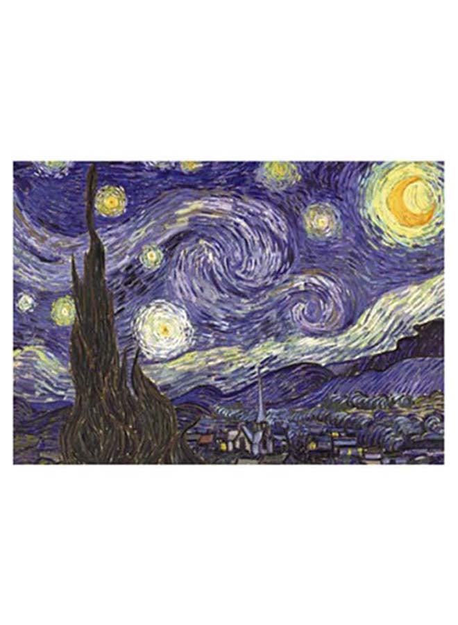 Beauenty - 1000-Pieces Starry Night Vincent Van Gogh Artwork Jigsaw Puzzle 70 x 50cm - Image 1