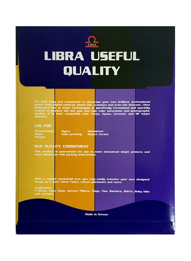 Libra A4 Dark Fabric Transfer Paper - Image 2