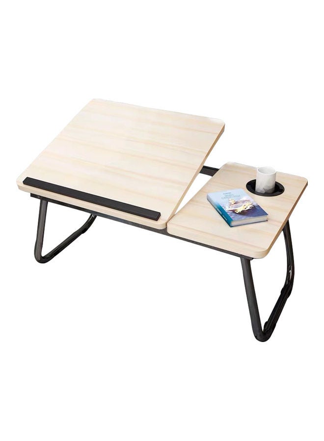 Folding Laptop Desk Beige 55x25x32cm - Image 1