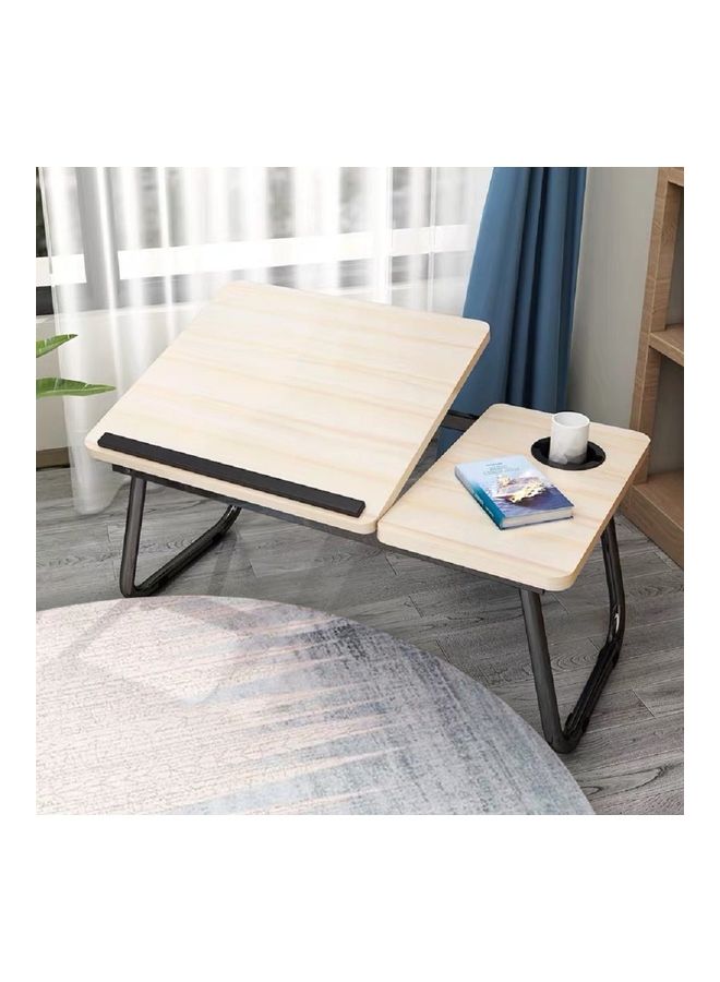 Folding Laptop Desk Beige 55x25x32cm - Image 2