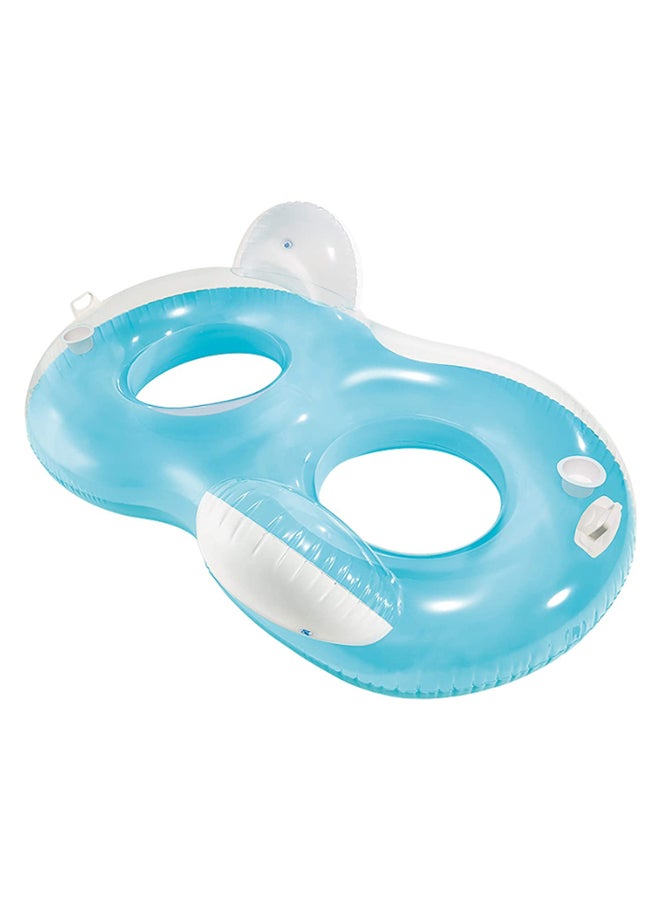 INTEX Double Pillow Back Lounge Pool Float 198x117cm  - Image 2